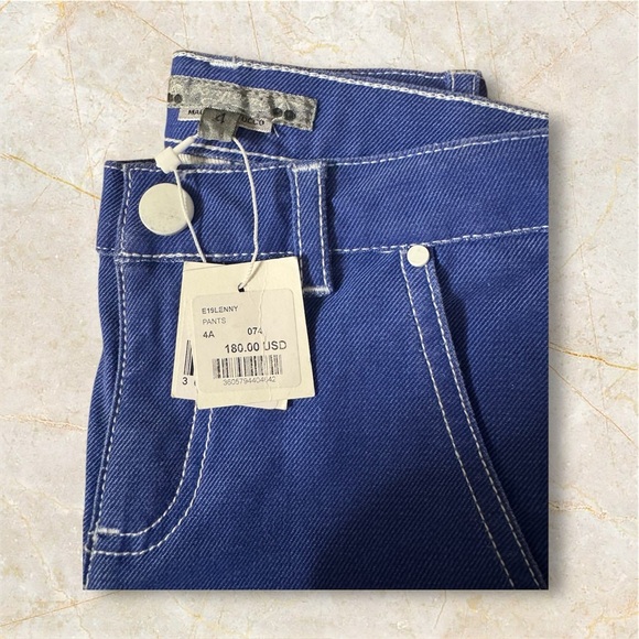 Bonpoint Kids Blue Denim Jeans - Size 4 - Picture 4 of 4